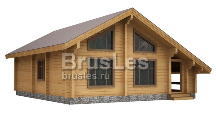 Проект "Святогор" одноэтажный дом из бруса с мансардой — фото-532_2